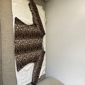 Vixen by Micheline Pitt Leopard Print Top 3x